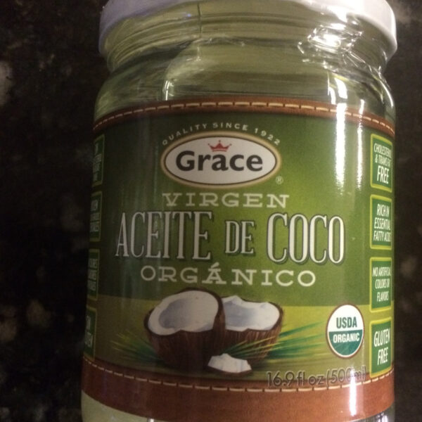 GRACE Organic, Virgin Coconut Oil 500ml (16.9fl oz)