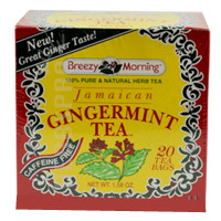 BREEZY MORNING JAMAICAN  Ginger Mint Tea 1.58oz