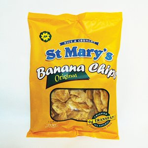 St Mary's Banana Chips 5oz